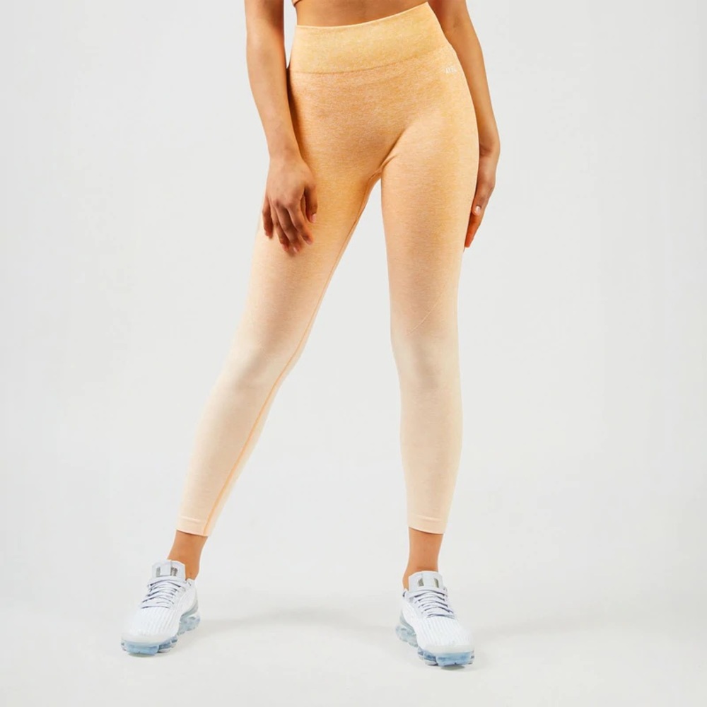 AYBL orange ombré seamless leggings